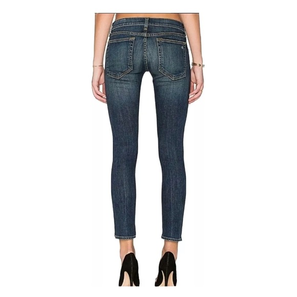 Rag & Bone Women’s 26 Tomboy Distressed Burnley Wash Mid-Rise Skinny Jeans- EUC! - Picture 3 of 15